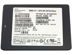 goHardDrive.com - HP / Samsung SM863 Series (MZ-7KM1T90) 1.92TB